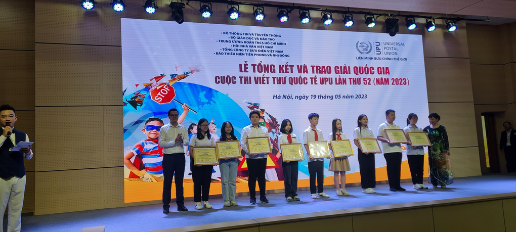 Học sinh Trường THCS Thống Nhất đạt giải “Cây bút triển vọng” Cuộc thi viết thư quốc tế UPU lần thứ 52 (năm 2023)