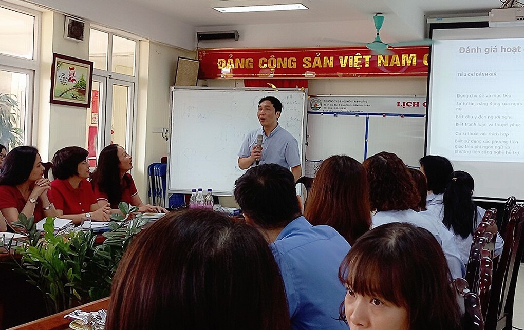 Giáo viên Ngữ Văn Trường THCS Thống Nhất tiếp tục tập huấn nâng cao chuyên môn nghiệp vụ